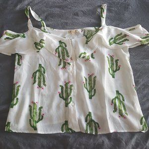 Summer Cactus Top ~ L
